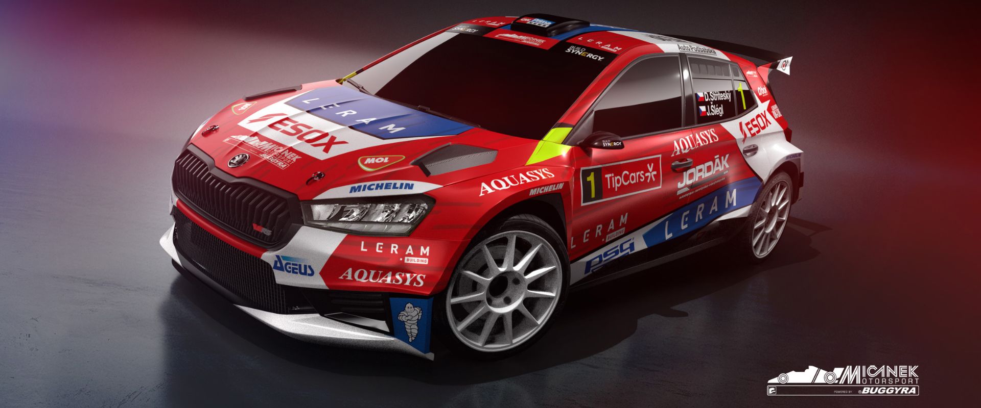 Dominik Stříteský „převlékne“ Fabii RS Rally2.&nbsp;Pražský Rallysprint pojede v&nbsp;barvách týmu Mičánek Motorsport